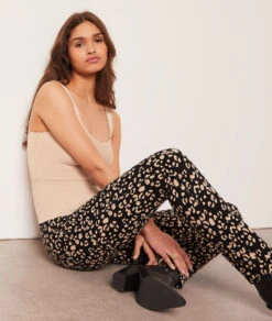 Caraco Aus Geripptem Strick DUNE