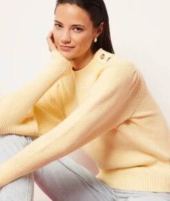 Pullover Aus Geripptem Strick BLASSGELB 9 Pullover Aus Geripptem Strick BLASSGELB -Etam Verkäufe 653864750 c