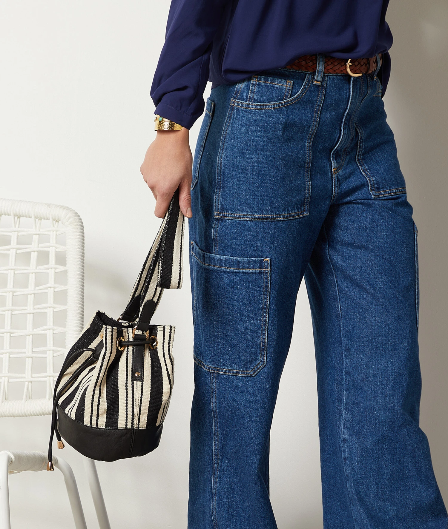 Tasche Mit Schulterriemen SCHWARZ 4 Tasche Mit Schulterriemen SCHWARZ – Bild 4