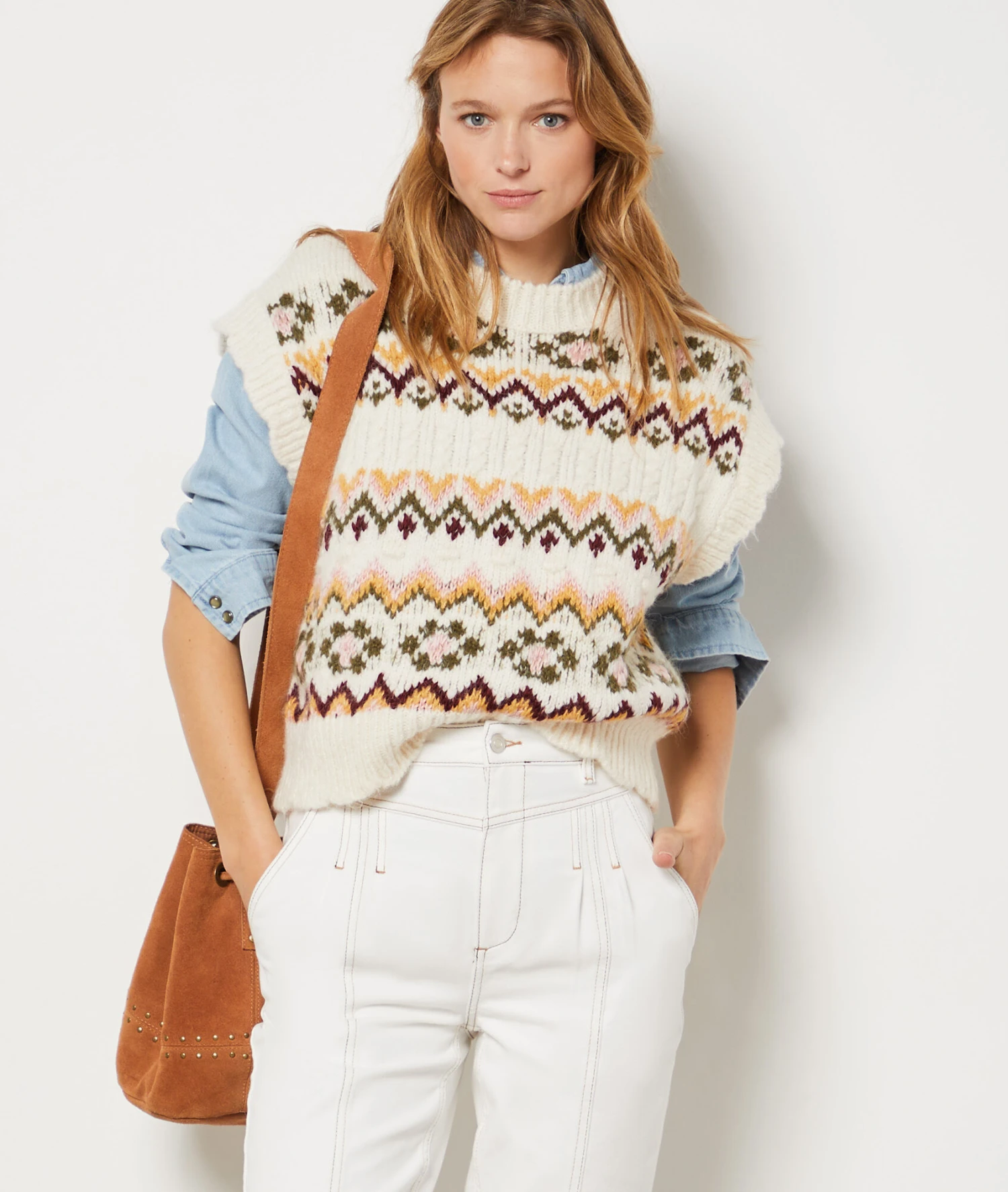 Schultertasche Aus Leder DUNE 1 Schultertasche Aus Leder DUNE