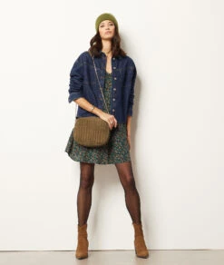 Flora Schultertasche KHAKI 5 Flora Schultertasche KHAKI -Etam Verkäufe 653866044 6