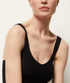 Body Aus Gripptem Strick SCHWARZ 8 Body Aus Gripptem Strick SCHWARZ -Etam Verkäufe 653868505 b