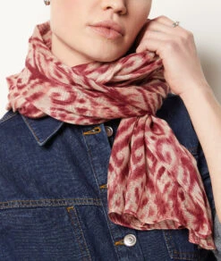 Schal Mit Print PFLAUME