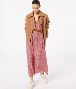 Langes Kleid Mit Schimmernden Details ZIEGEL -Etam Verkäufe 653873869 x