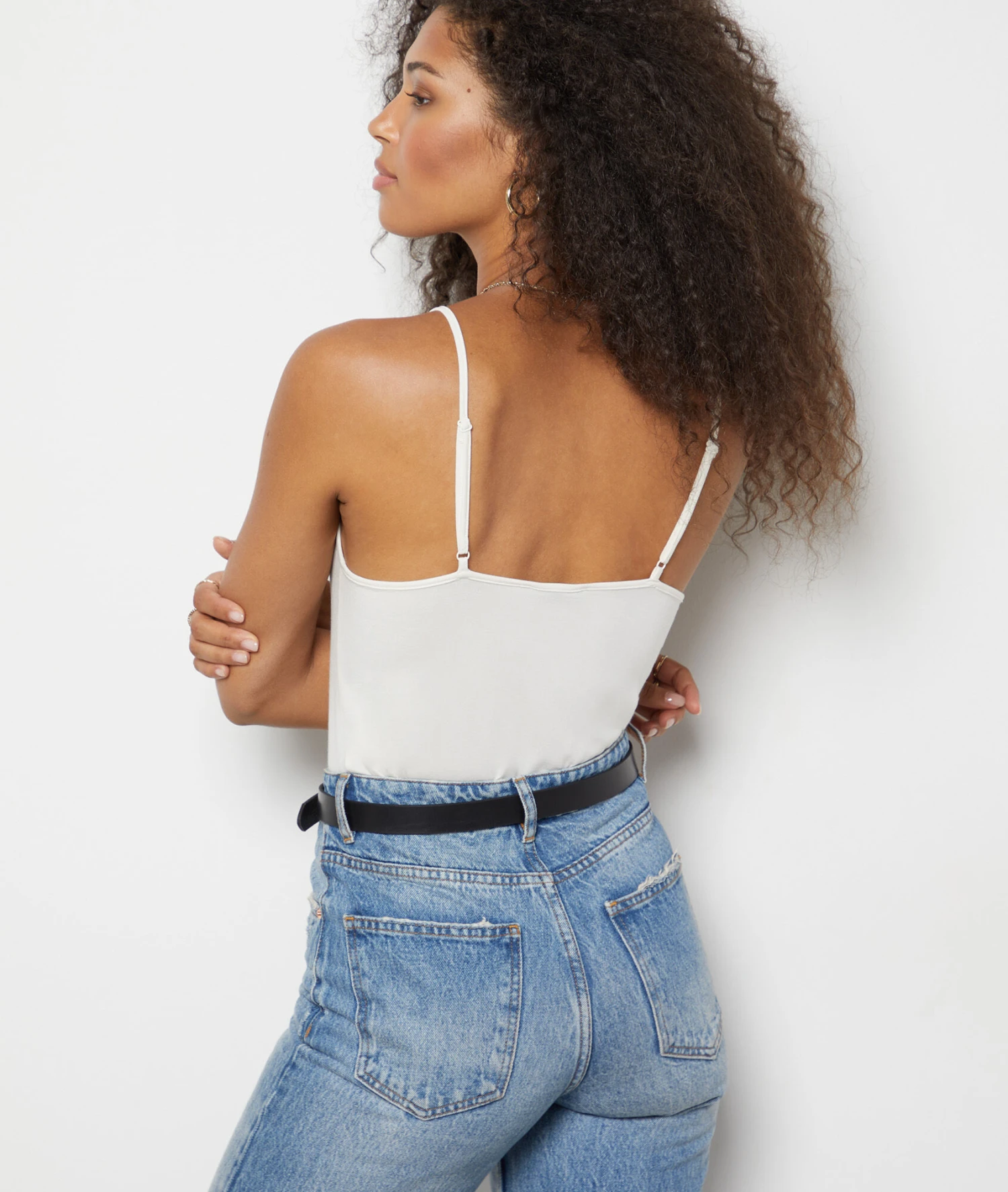 Caraco Mit Spitze Am Ausschnitt ECRU 2 Caraco Mit Spitze Am Ausschnitt ECRU – Bild 2