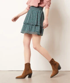 Fließender Rock Mit Print GRÜN -Etam Verkäufe 653891333 c