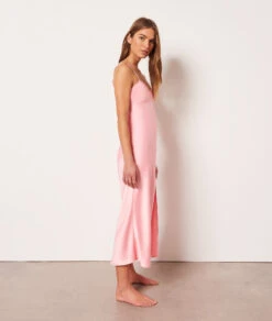 Elegantes Langes Nachthemd mit Rückenausschnitt – Verführerisches Negligé in Bonbonrosa -Etam Verkäufe 653894571 6