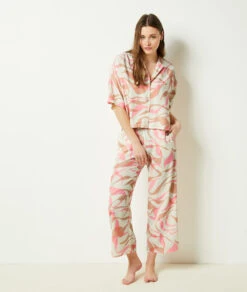 Elegantes Pyjamahemd mit Print - Bequemes Schlaf-Oberteil in Ecru 7 Elegantes Pyjamahemd mit Print - Bequemes Schlaf-Oberteil in Ecru -Etam Verkäufe 653894639 6