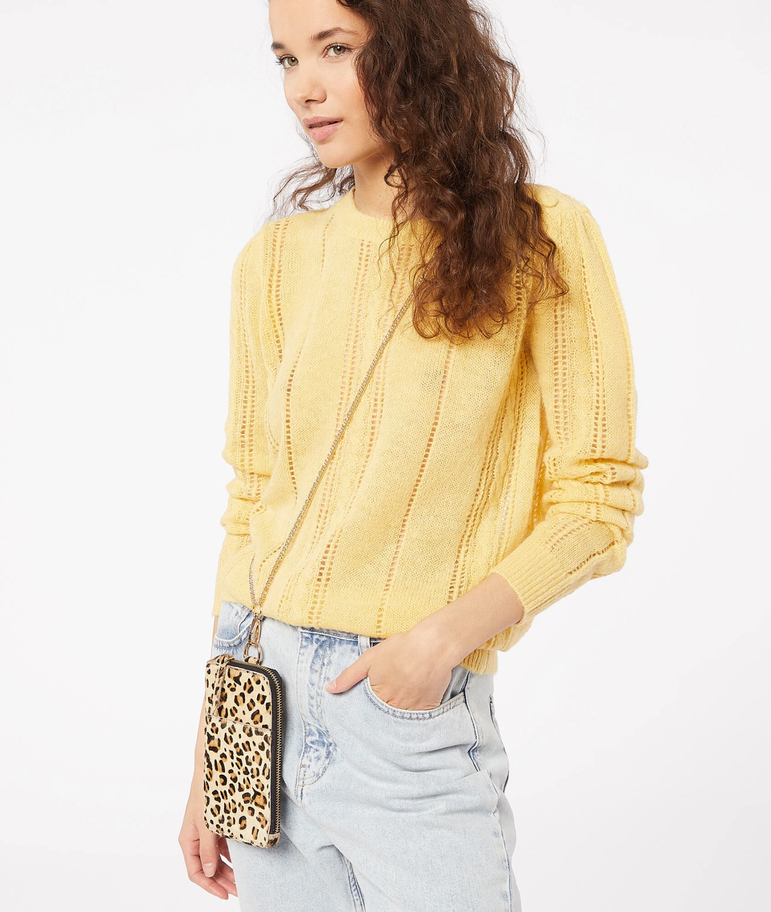 Handytasche Aus Leder ECRU 3 Handytasche Aus Leder ECRU – Bild 3