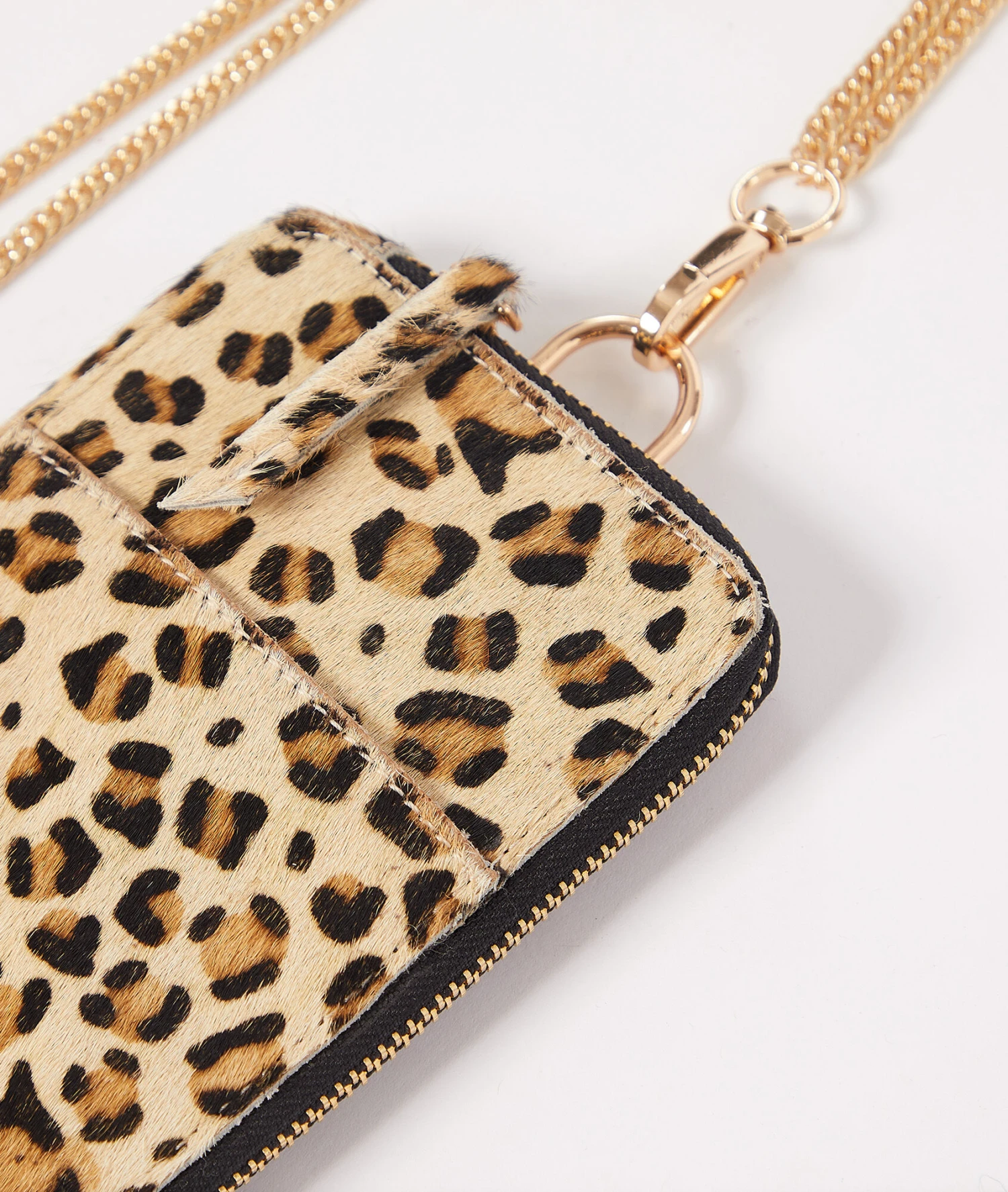 Handytasche Aus Leder ECRU 4 Handytasche Aus Leder ECRU – Bild 4