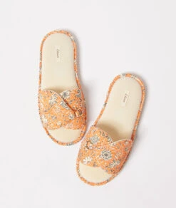 Bequeme Offene Hauspantoffeln in Modischem Apricot 9 Bequeme Offene Hauspantoffeln in Modischem Apricot -Etam Verkäufe 653899961 c