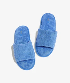 Bequeme Offene Hauspantoffeln in Königsblau – Weiche Hausschuhe für Zuhause -Etam Verkäufe 653900323 b