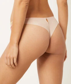 Bestickter Tüll Tanga - Eleganter Mehrfarbiger Damen Slip -Etam Verkäufe 653901090 c