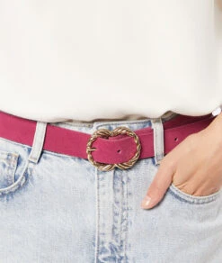 Gürtel Aus Leder BONBONROSA