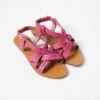 Geflochtene Sandalen Aus Leder ROSA 10 Geflochtene Sandalen Aus Leder ROSA -Etam Verkäufe 653905971 6