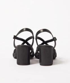 Sandalen Mit Absatz Aus Leder SCHWARZ 9 Sandalen Mit Absatz Aus Leder SCHWARZ -Etam Verkäufe 653914905 c