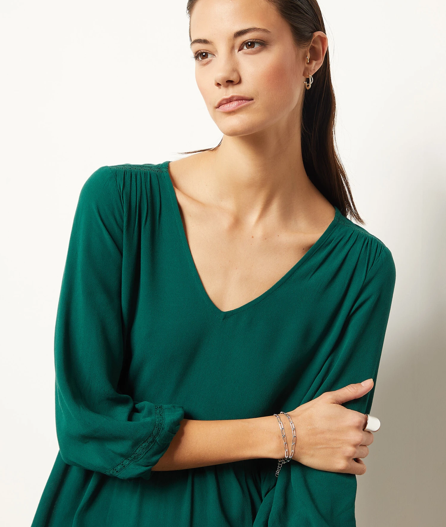 Fließendes Kleid GRÜN 4 Fließendes Kleid GRÜN – Bild 4