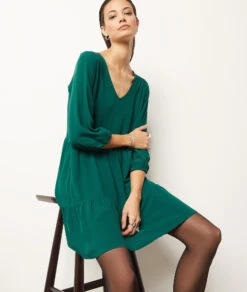 Fließendes Kleid GRÜN 9 Fließendes Kleid GRÜN -Etam Verkäufe 653919946 c