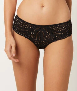 Damen Shorty mit Englischer Stickerei - Elegante Unterwäsche in Schwarz 7 Damen Shorty mit Englischer Stickerei - Elegante Unterwäsche in Schwarz -Etam Verkäufe 653920405 6