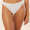 Soft White Modal Panty with Elegant Lace Waistband 10 Soft White Modal Panty with Elegant Lace Waistband -Etam Verkäufe 653924901 x