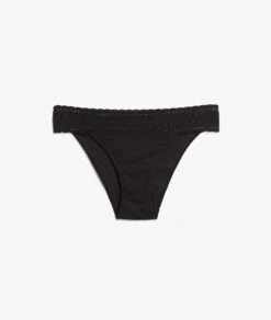 Damen Panty aus Modal in Schwarz mit eleganter Spitze -Etam Verkäufe 653924905 c