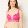 Plunging Bra with Fine Cups - Rose Bonbon Elegant Lingerie 13 Plunging Bra with Fine Cups - Rose Bonbon Elegant Lingerie -Etam Verkäufe 653931871 x