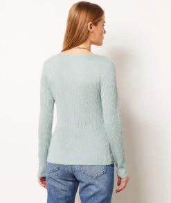 T-Shirt Mit Langen Ärmeln SELADONGRÜN -Etam Verkäufe 653933938 a