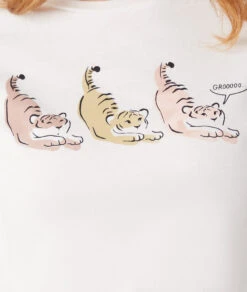 Damen T-Shirt aus 100 % Bio-Baumwolle – Bequemes Schlafshirt mit Print 8 Damen T-Shirt aus 100 % Bio-Baumwolle – Bequemes Schlafshirt mit Print -Etam Verkäufe 653936980 b