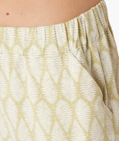 Leichte Damen Pyjamahose mit Anis Absinthe Print und Hohem Bund -Etam Verkäufe 653937341 b