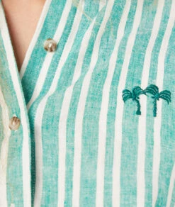 Gestreiftes Leinen-Pyjamahemd für Damen – Nachhaltig & Atmungsaktiv 8 Gestreiftes Leinen-Pyjamahemd für Damen – Nachhaltig & Atmungsaktiv -Etam Verkäufe 653939646 b