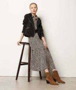 Langes Kleid Mit Print SCHWARZ -Etam Verkäufe 653943916 6