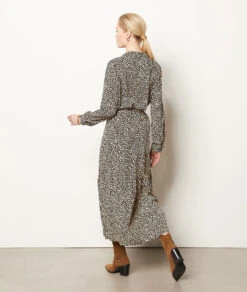 Langes Kleid Mit Print SCHWARZ -Etam Verkäufe 653943916 a