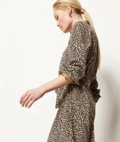 Langes Kleid Mit Print SCHWARZ -Etam Verkäufe 653943916 c