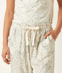 7/8 Pyjamahose Damen Bedruckt - Bequeme Loungehose in Ecru -Etam Verkäufe 653951180 b