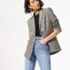 Gestreifte Blazer-Jacke GRAU 10 Gestreifte Blazer-Jacke GRAU -Etam Verkäufe 653952002 x