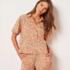 Pyjamahemd mit Print in Aprikose für Damen - Bequemes Schlafshirt 10 Pyjamahemd mit Print in Aprikose für Damen - Bequemes Schlafshirt -Etam Verkäufe 653954161 x