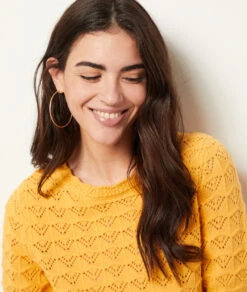 Pullover Aus Durchbrochenem Strick BUTTERBLUME