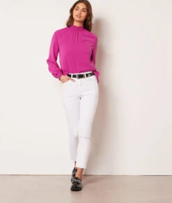 BOBBY Bluse Mit Stehkragen FUCHSIA -Etam Verkäufe 653970172 6