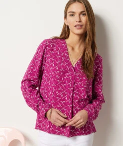 Fließende Hemdbluse Mit Print FUCHSIA 9 Fließende Hemdbluse Mit Print FUCHSIA -Etam Verkäufe 653972868 c