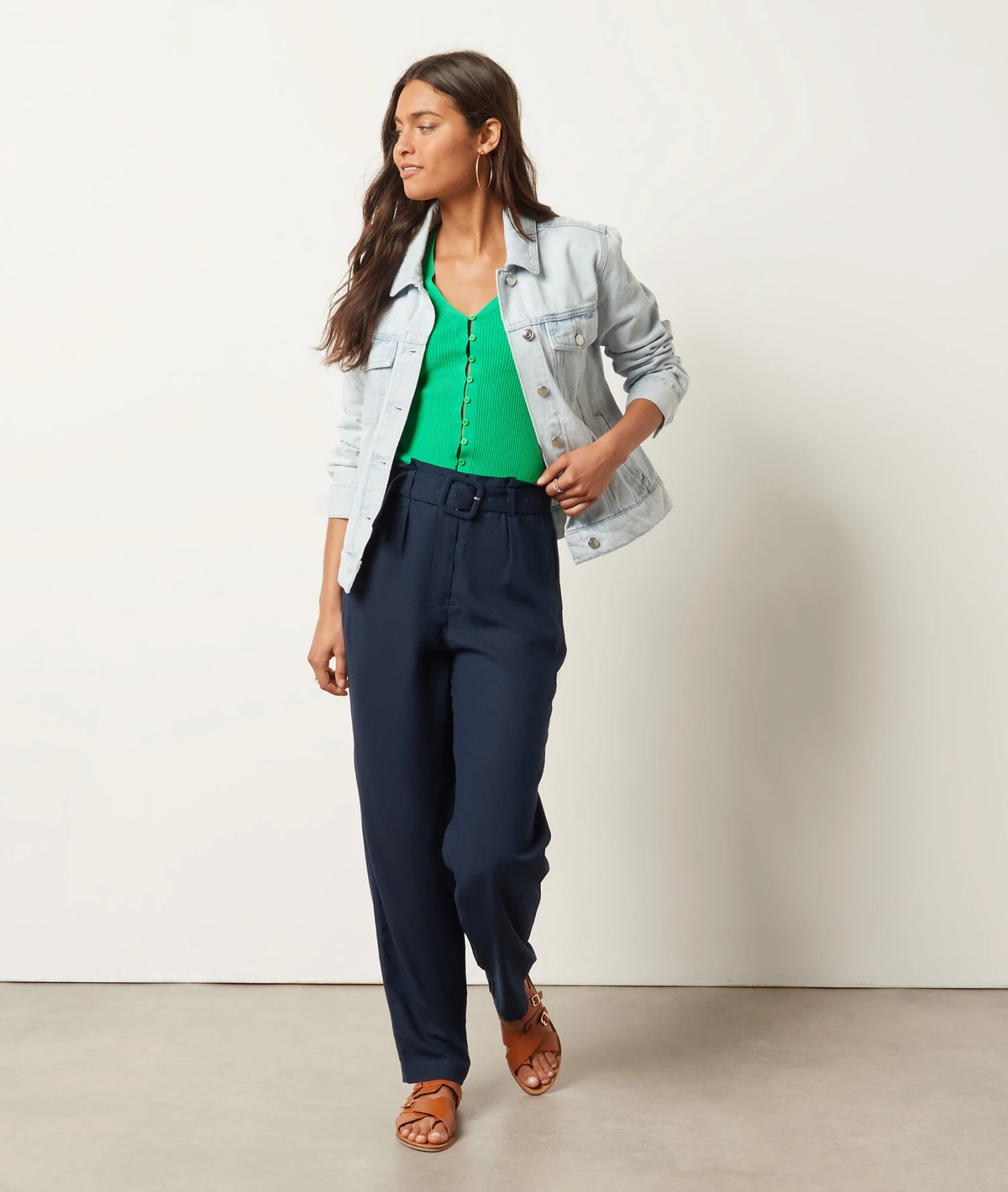 T-Shirt Mit Knöpfen NILGRÜN 3 T-Shirt Mit Knöpfen NILGRÜN – Bild 3