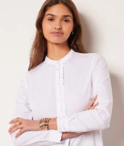 Hemd Mit Langen Ärmeln WEISS 8 Hemd Mit Langen Ärmeln WEISS -Etam Verkäufe 653976101 b