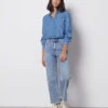 Weit Geschnittene Jeans BLAU 10 Weit Geschnittene Jeans BLAU -Etam Verkäufe 653980922 x