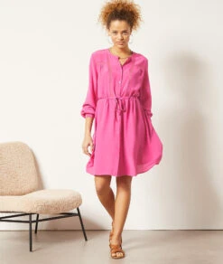 Geknöpftes Kleid FUCHSIA -Etam Verkäufe 653983909 6