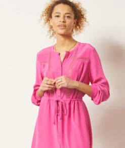 Geknöpftes Kleid FUCHSIA -Etam Verkäufe 653983909 b