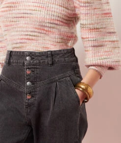 Jeans Im Karottenschnitt ANTHRAZIT 8 Jeans Im Karottenschnitt ANTHRAZIT -Etam Verkäufe 653985304 b