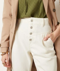 Jeans Im Karottenschnitt ECRU 8 Jeans Im Karottenschnitt ECRU -Etam Verkäufe 653985380 b