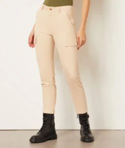 Gerade Geschnittene Hose BEIGE -Etam Verkäufe 653986283 c