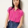 Ärmellose Hemdbluse FUCHSIA -Etam Verkäufe 653986809 x