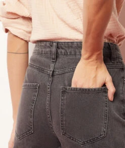 Weit Geschnittene Jeans ANTHRAZIT -Etam Verkäufe 653987204 b