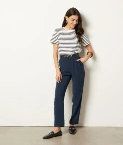 Hose Im Zigarettenschnitt MARINEBLAU -Etam Verkäufe 653989325 c